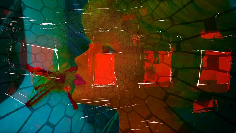 Grok Imagine AI generated cyberpunk cityscape